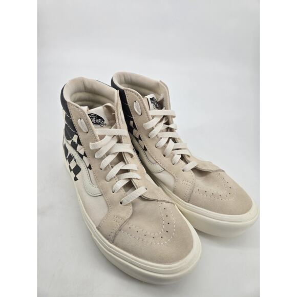Rare Vans Sk8 Hi Yin Yang Checkered Reissue Shoes Sneakers Unisex Sz 8 W 6.5 M main image 4